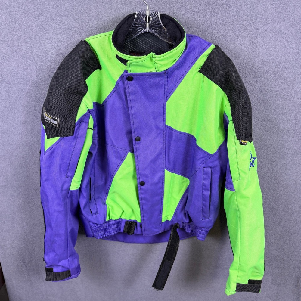 VTG Joe Rocket Ballistic Meteor Motorcycle Jacket Mens M Retro Biker The Joker